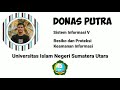 resiko dan proteksi keamanan informasi uinsu donas putra