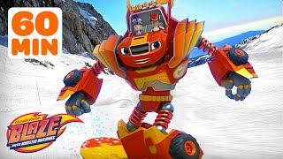 60 MINUTES of Blaze's Real Life Adventures, Games, Songs & More! 🏂 | Blaze and the Monster Machines