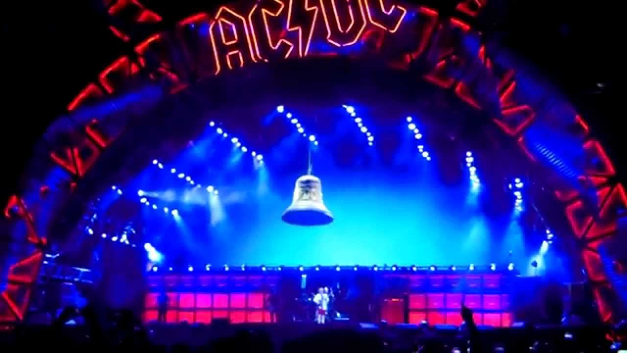 Hells Bells LIVE AC/DC 8-26-15 MetLife Stadium, New Jersey - YouTube