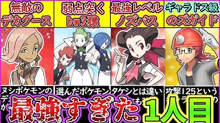 【ゆっくり解説】ポケモン史上最強の一つめジムリーダーTOP4を解説！ポケモンbdspのヒョウタは如何に⁉︎