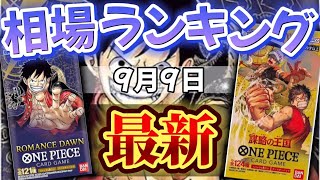 【ワンピカード】【1弾〜4弾】9月最新　高額カード相場ランキング　パラレル以上