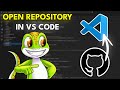 How to Open GitHub Project in Visual Studio Code (2025)