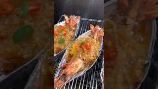 【锦州烧烤】夏师傅 虾抱蛋 (Jinzhou Barbecue Shrimps and Egg)