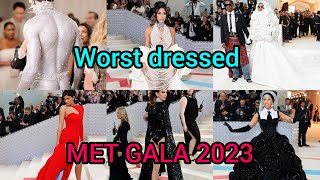 Met Gala 2023 | The Worst Met Gala Red Carpet #metgala #metgala2023 #metgalaredcarpet