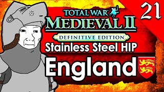 BRITISH LIBERATING POLAND! Medieval 2 Total War: Stainless Steel HIP: England Campaign Gameplay #21