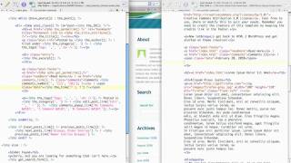WordPress Tutorial: Customizing Containers 2/6 [HTML2WP screencast]