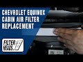 How to Replace Cabin Air Filter 2022 Chevrolet Equinox AQ1223C