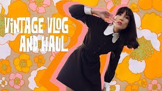 Vintage Shopping Vlog + Haul | 60's and 70's | Carolina Pinglo