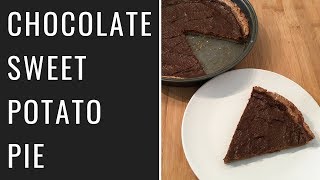 Chocolate Sweet Potato Pie (Vegan, Oil & Sugar Free)