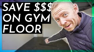 PAIN CAVE PROJECT #1: Money Saving Best Garage Gym Flooring Install