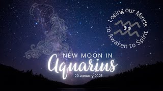 Aquarius New Moon ♒️ Losing our Minds to Awaken to Spirit ✨ All Signs