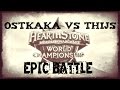 Hearthstone: Ostkaka vs Thijs (Freeze Mage Mirror) - The Best Game Ever! - BlizzCon 2015