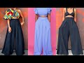 PLEATED WIDE LEG PALAZZO PANT: How To Cut And Sew A Pleated Wide Leg Palazzo Pant.Beginners Friendly