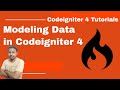 Modeling Data and ORM in Codeigniter 4 | Models in Codeigniter 4 | Create Models in Codeigniter 4