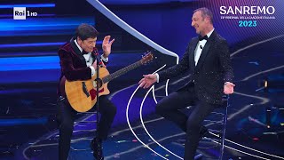 Sanremo 2023 - Gianni Morandi e Amadeus le canzoni 'brutte'