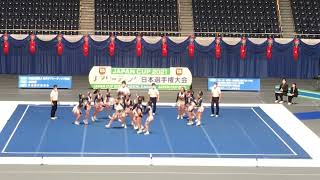 【チア】2021年（R03年）JAPAN CUP 高校部門5位： 如水館高校  WAVES (Cheerleading Competition  in JAPAN)