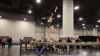 Claire Hayashi Beam Vegas Cup 2025 Wildfire Gymnast Level 10