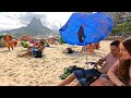 🇧🇷 4k the stunning beauty of leblon beach in the afternoon brazil beach walk