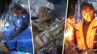 Mortal Kombat 11 - All Sub-Zero, Scorpion, Baraka and Raiden Intros So Far