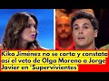 Kiko Jiménez no se corta y constata así el veto de Olga Moreno a Jorge Javier en ‘Supervivientes’