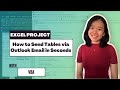 Updated - Send Excel Table via Outlook: Step-by-Step Tutorial for Easy Data Sharing | Excel VBA