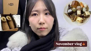 November vlog | Daily life in Korea | UGG 언박싱 | 트레이더스 장보기