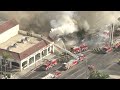 Large fire in Van Nuys