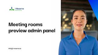 Demo Meeting rooms admin panel