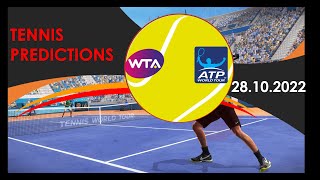 Tennis Predictions Today|ATP Vienna|ATP Basel|Tennis Betting Tips|Tennis Preview