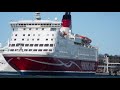 viking line m s amorella in hard wind mariehamn