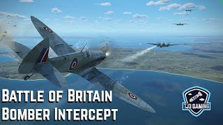 Battle of Britain Dogfight - Spitfires clash with Ju-88 Bombers! IL-2 Sturmovik Historic Flight Sim