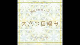 大六つ目編み｜六つ目華編み #Shorts