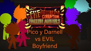 Yo, Gachatubers Reaccionan a FNF Corruption: Hellbeats (Pico Darnell vs EVIL Boyfriend) (Parte 1/3)