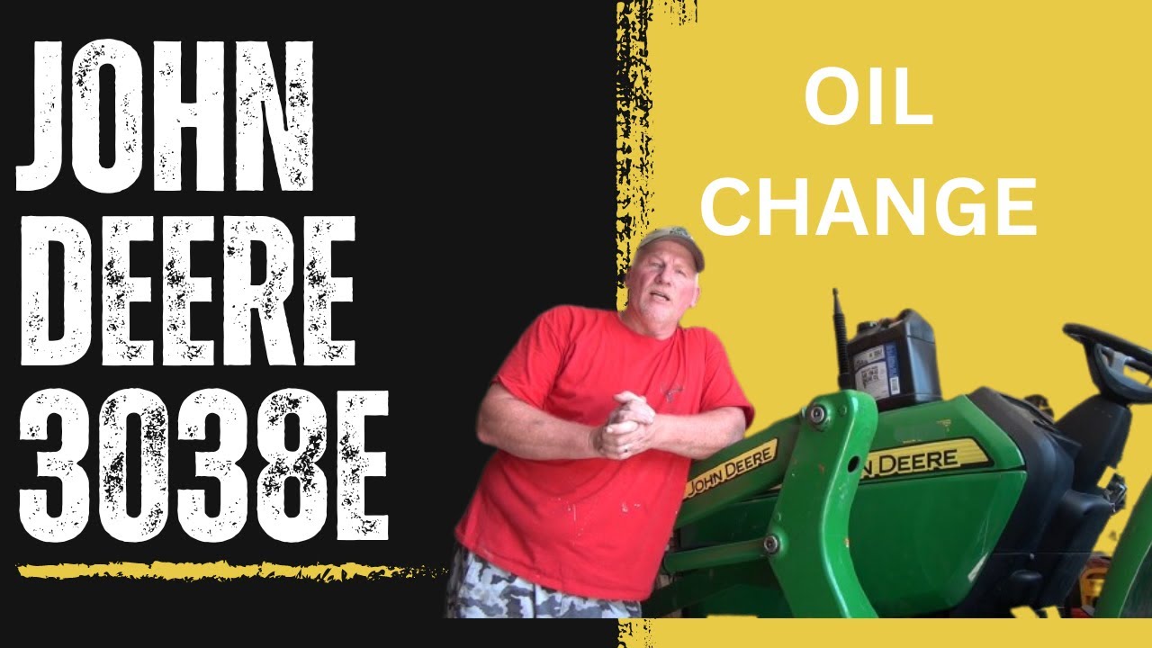 Changing Oil In Tractor - YouTube