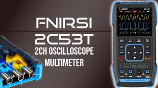 FNIRSI 2C53T 2CH OSCILLOSCOPE MULTIMETER @fnirsi #tech