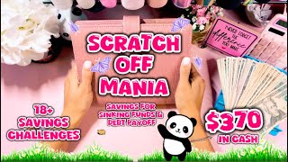 🌺💸 First Scratch Off Mania of 2025 💸🌺 $370 Cash Savings in Sinking Funds \u0026 Debt Payoff 🌺 Month Ahead