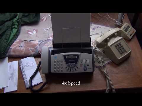 Brother FAX575 Receiving a Fax Demonstration Brother FAX575 Receiving a Fax Demonstration