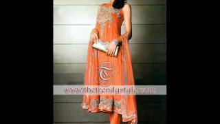 Pakistani \u0026 Indian Trendy Dresses fashion show by The Trendy Style.wmv