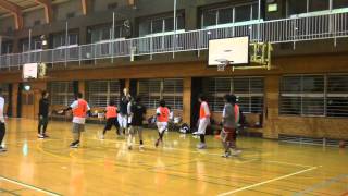 社会人バスケ　あんにん　20111205 白川中02