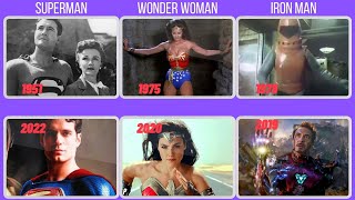 Evolution of Superhero Films || Superhero & Villain