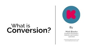 What is conversion?