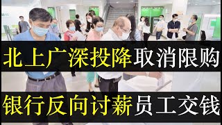 北上广深投降取消限购，银行反向讨薪员工交钱。中国经济世风日下，浙江鼓励民营企业进入垄断行业，被网友吐槽称这不是白做贡献。胖东来上热搜因为对打工人友善，工资来自老板良心（单口相声嘚啵嘚之北京取消限购）