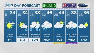 NEWS CENTER Maine Weather Video Forecast