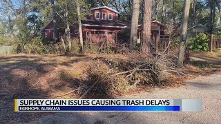 City of Fairhope blames supply chain issues for delayed yard debris pickup