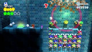❔ Super Mario 3D World: 6-Mystery House Throwdown \ All 5 Stars 100 % Walkthrough Gameplay