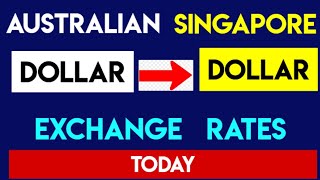 1 AUD to SGD - Convert Australian Dollars to Singapore Dollar Exchange Rate Today 05 SEP 2024