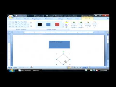 Computer Training : How to Make a Flowchart on Microsoft Word Computer Training : How to Make a Flowchart on Microsoft Word