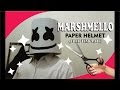 How To Make Marshmello Paper Helmet (free template) by Ganeshandra