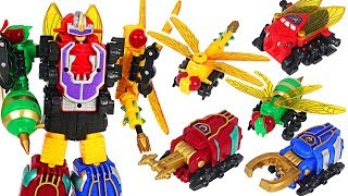 Transform insect 5 combine robots! Defeat the poachers who are taking animals! #DuDuPopTOY