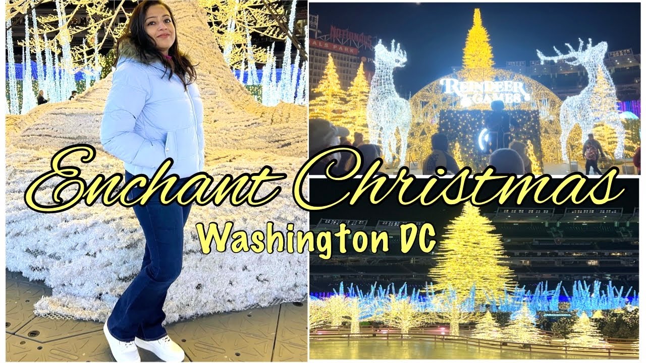 Enchant Christmas In Washington DC | Enchant DC | DC Light Show - YouTube